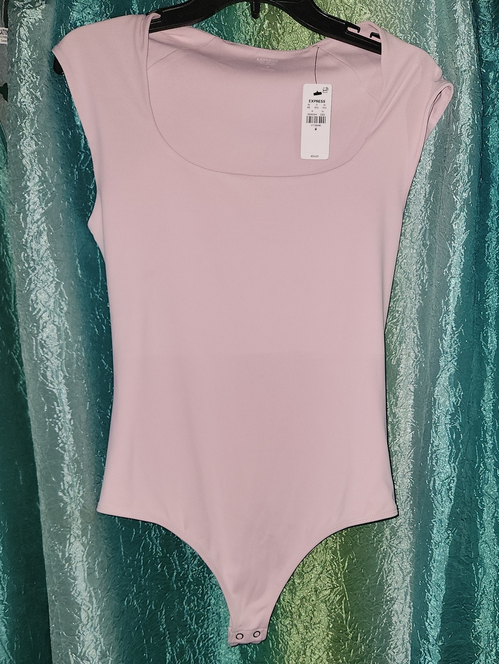 Express Pink Body Contour High Compression Bodysuit